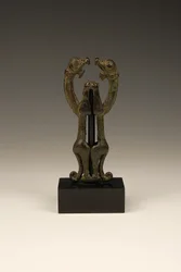 Bronzener Löwenaufsatz, 9.-8. Jahrhundert v. Chr.